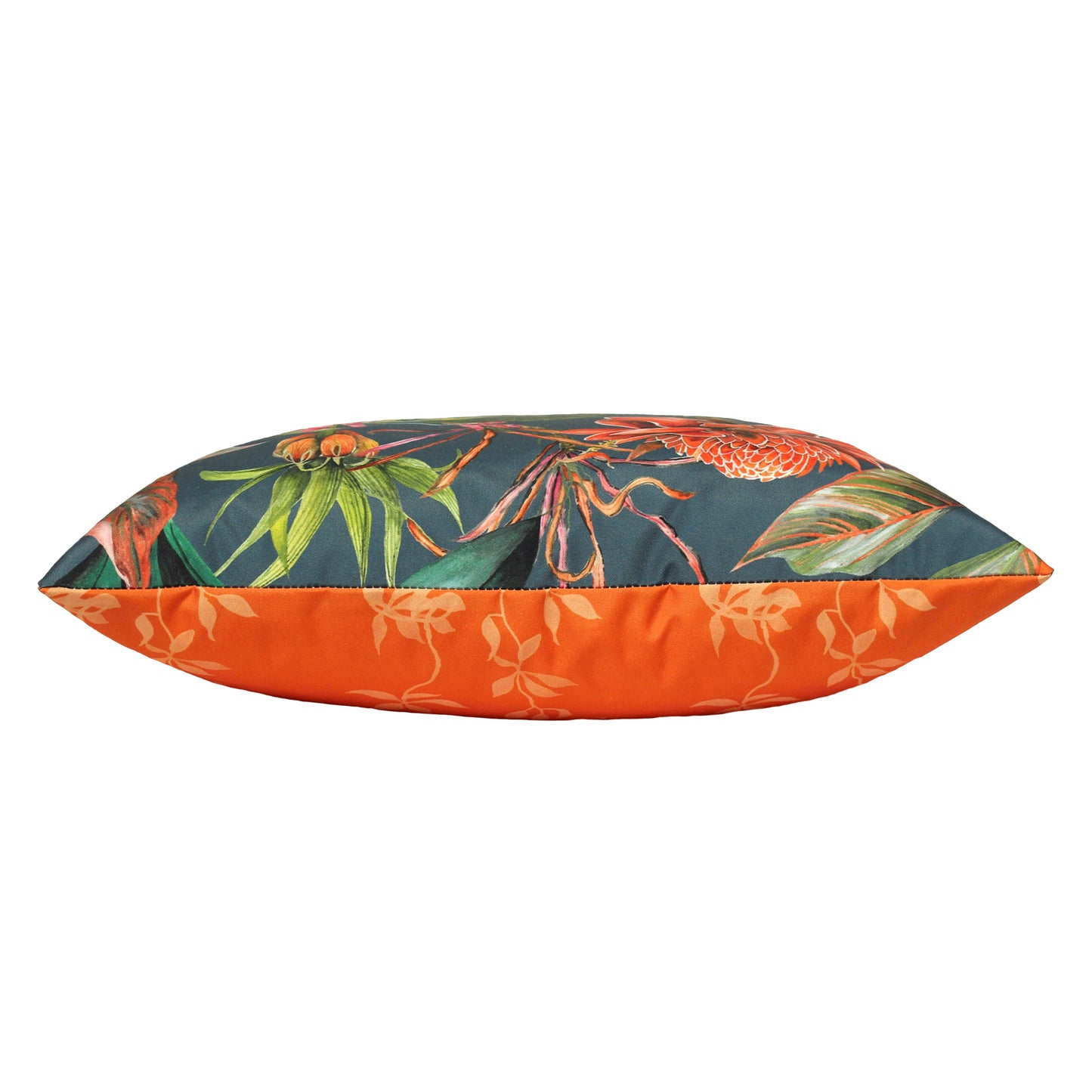 Floral Blue Cushions - Exotics  Outdoor Cushion Cover Navy Evans Lichfield