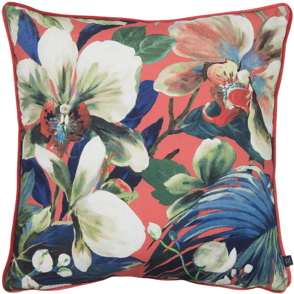 Moorea Floral Cushion Coral