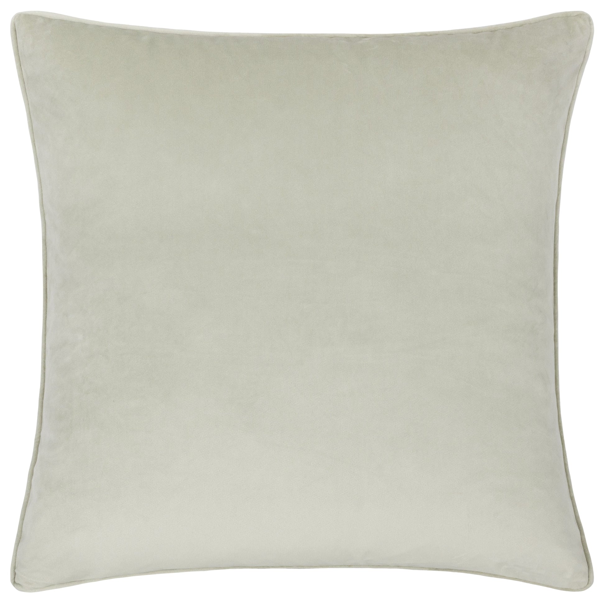 Floral Green Cushions - Passiflora Piped Velvet Cushion Cover Peach/Vine Green Wylder