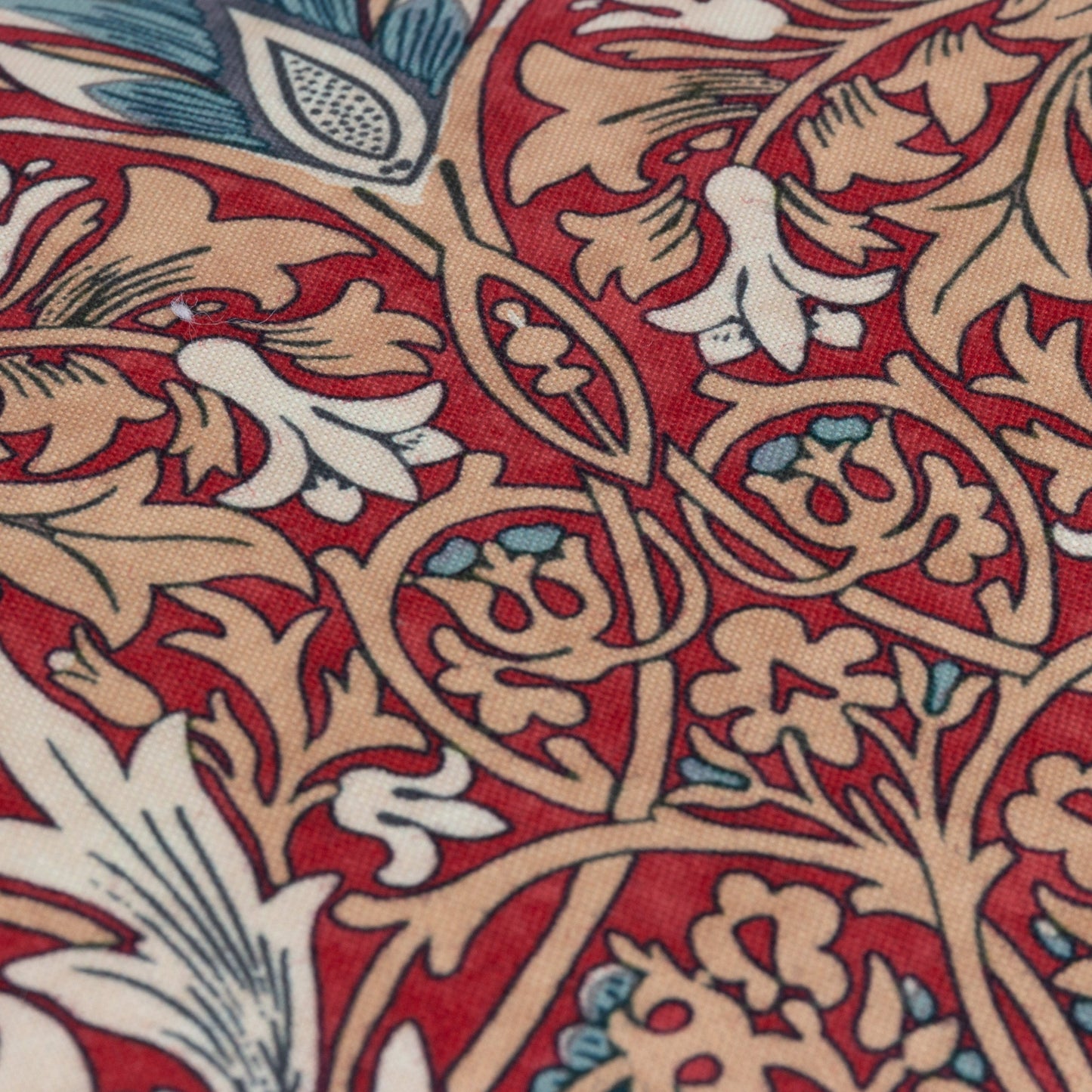 Floral Red Cushions - Snakeshead Printed Outdoor Polyester Filled Cushion Berry/Natural Morris & Co