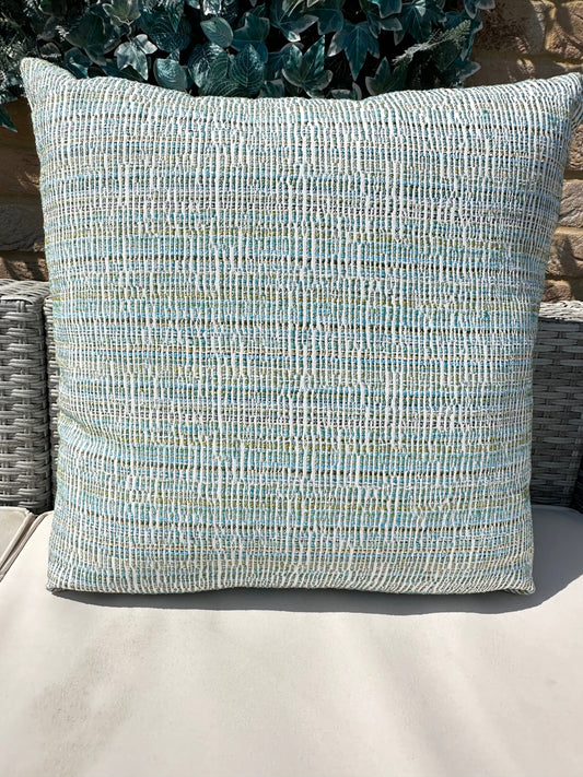 The Couture Cushion - The Outdoor Blue Jacquard - Style No. 123
